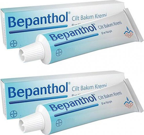 2 Adet Bepanthol® Cilt Bakım Kremi 100 gr. SKT:08/2021