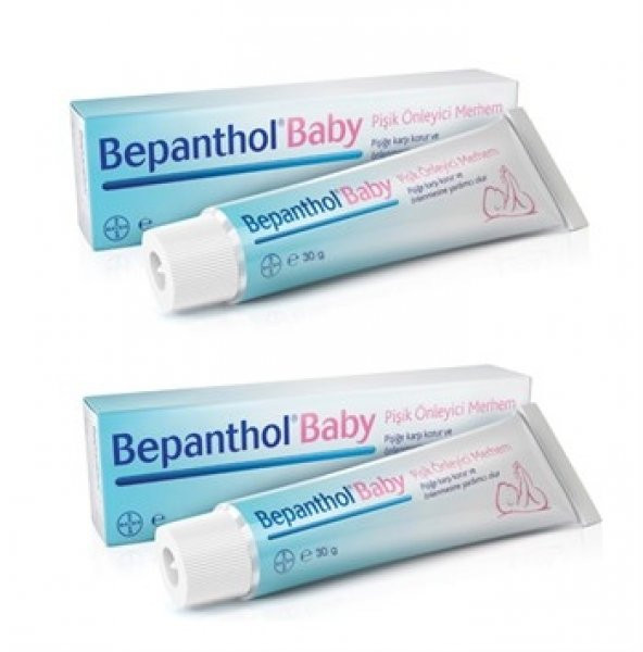 2 Adet Bepanthol® Baby Pişik Önleyici Merhem 30 gr SKT:05/2020