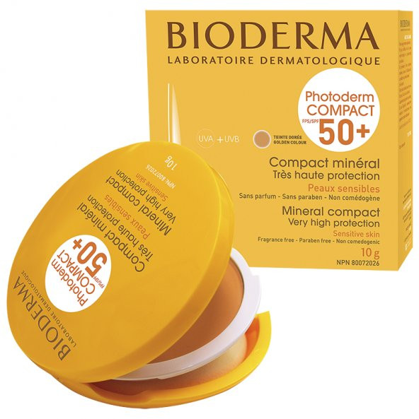 Bioderma Photoderm MAX Mineral Compact Golden SPF50+UVA24 09/2021
