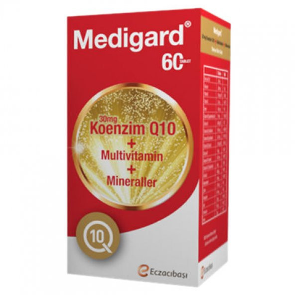 Medigard 60 Tablet Koenzim Q10 Multivitamin Mineraller