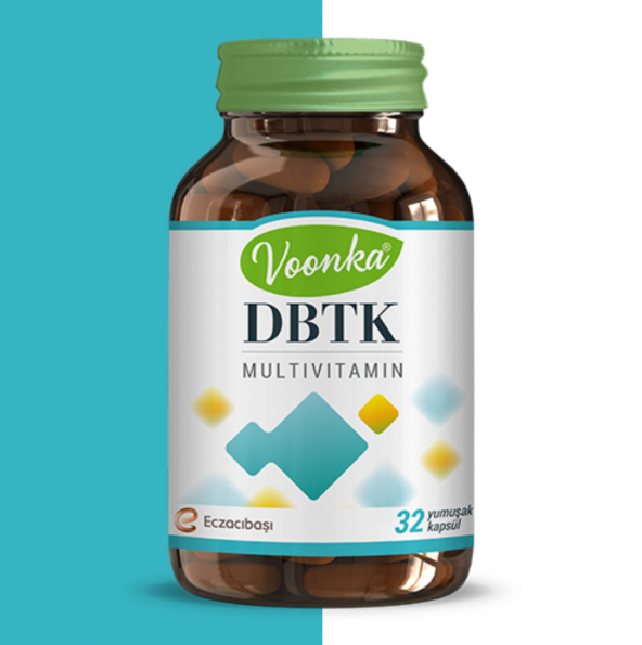 Voonka DBTK Multivitamin 32 Yumuşak Kapsül SKT:02/2021