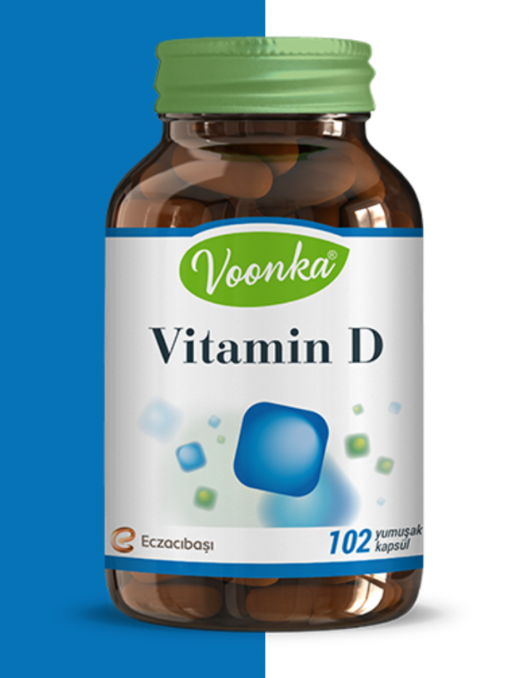 Voonka Vitamin D 102 Yumuşak Kapsül SKT:01/2022