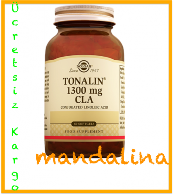 SOLGAR Tonalin CLA 1300 mg 60 Softgel SKT:03/2021