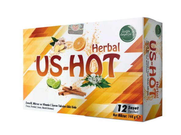 Doğa Deposu Herbal US-HOT 12 Saşet SKT:10/2021