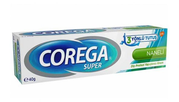 Corega Super Diş Protezi Yapıştırıcı Krem Naneli 40GR YENİ ÜRÜN