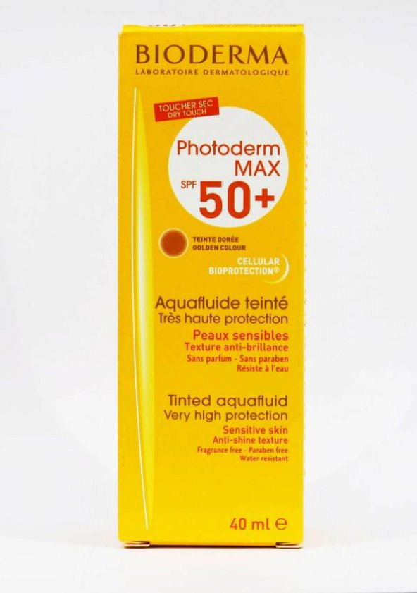 Bioderma Photoderm Max Tinted Aquafluid Golden SPF50+ UVA26 06/21