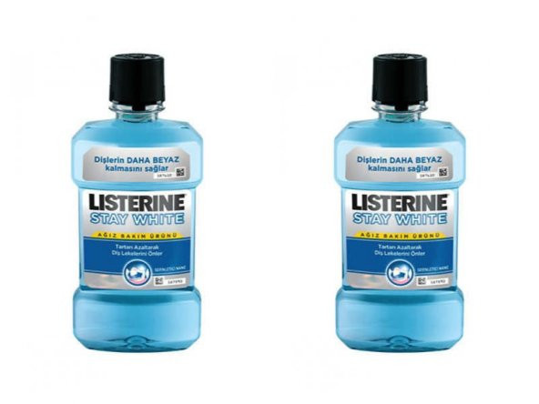 LISTERINE® STAY WHITE 500 ML. 2 ADET