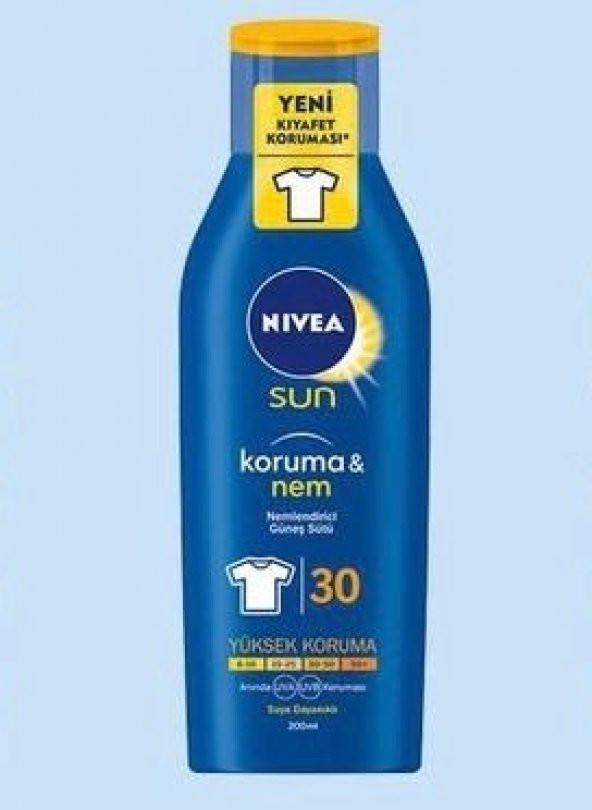 Nivea Sun Koruma & Nemlendirici Güneş Sütü 30 SPF 200 Ml.