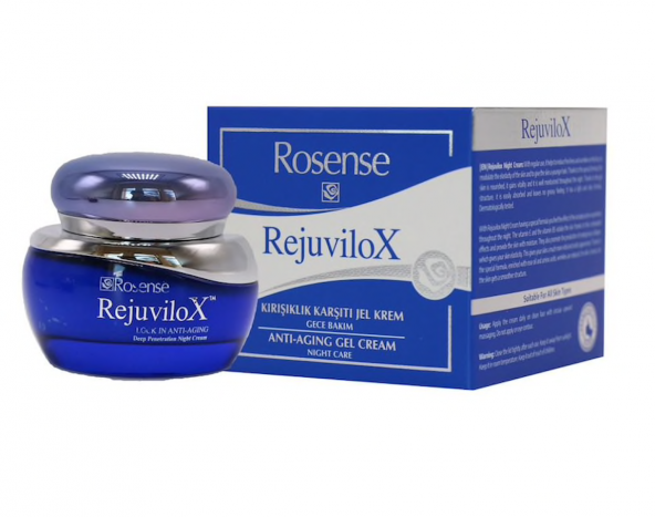 Rosense Rejuvilox Anti-Aging Jel Gece Bakım Kremi 50 ml