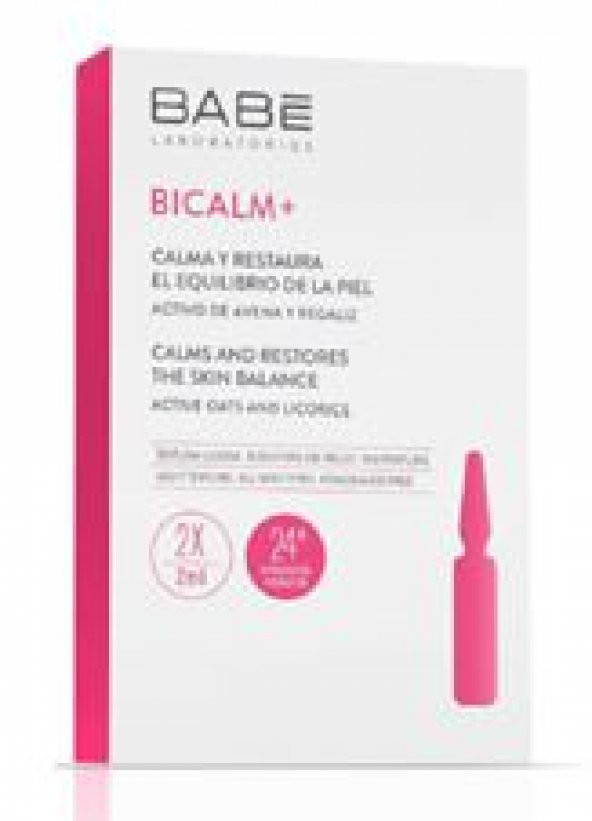 BABE Bicalm+ Calm and Restores The Skin Balance 2X2ml Ampul