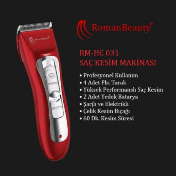 Roman Beauty RM HC-031 Sac Kesme Makinesi