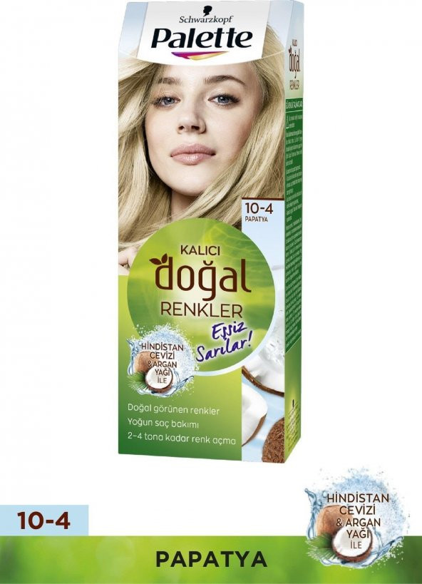 Palette Natural Doğal Renkler Saç Boyası 10-4 Papatya - 2