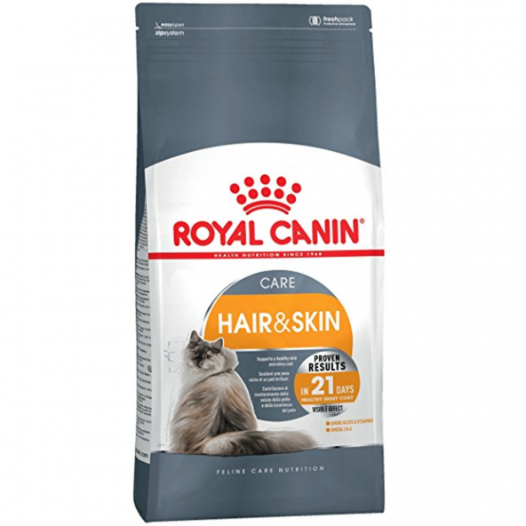Royal Canin Hair&Skin Güzel Tüy Oluşum İçin Kedi Maması 4 kg