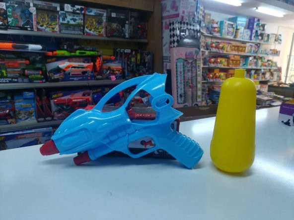 Tanklı Depolu Su Tabancası Oyuncak Silah 30 cm Oyuncak Tabanca - 4