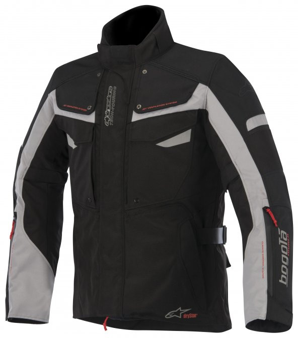 ALPINESTARS BOGOTA DS JKT BLACK GRAY WHITE alpinestars mont ceket
