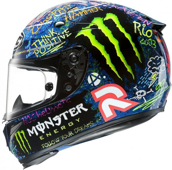 HJC KASK RPHA10 PLUS GRAFFITI LORENZO - 2
