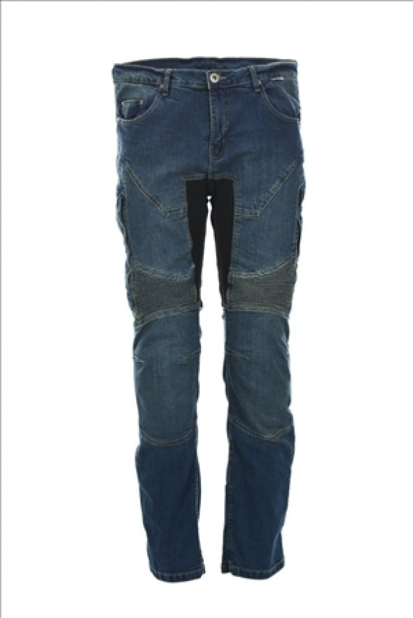 ANDES HITECH KEVLAR JEANS MAVİ Motosiklet Pantolonu Kevlar - 3