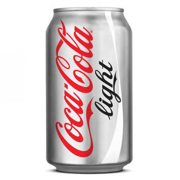 Coca Cola Light Kutu Kola 330ml (24 lü Koli)