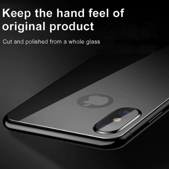 iPhone X Arka Kılıf 5D Renkli Temperli Kırılmaz Cam Koruyucu - 11