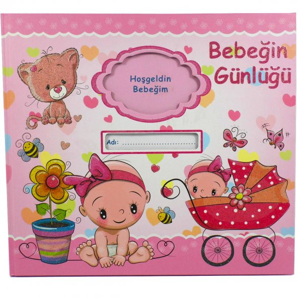Bebeğimin Günlüğü - Hoşgeldin Bebeğim - Bebek Anı Defteri -Anne Bebek Günlüğü-Anne Bebek Anı Defteri - 8