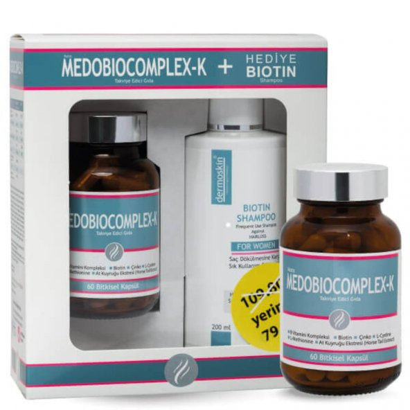 Dermoskin Medobiocomplex-W 60 Kapsül Bayan (Biotin)