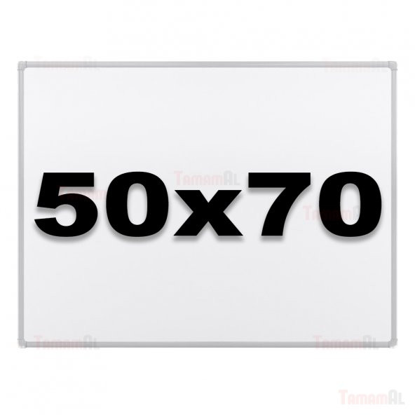 50x70 (KALİTELİ) AKYAZI DUVARA MONTE LAMİNAT BEYAZ YAZI TAHTASI