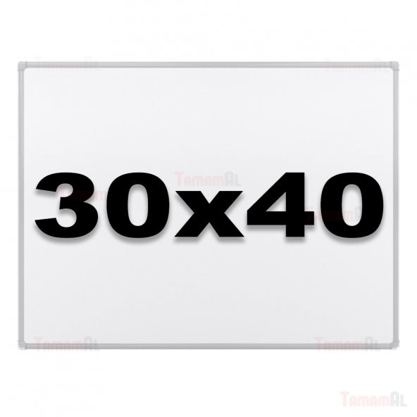 25x35 30x40 35x45 AKYAZI DUVARA MONTE LAMİNAT BEYAZ YAZI TAHTASI - 2