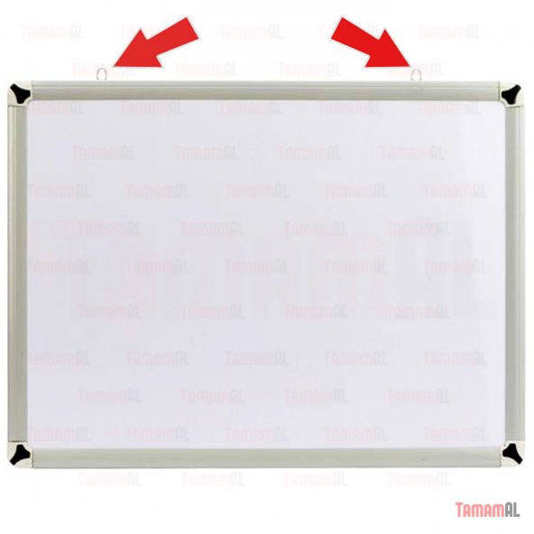 120x200 (KALİTELİ) AKYAZI DUVARA MONTE LAMİNAT BEYAZ YAZI TAHTASI - 6