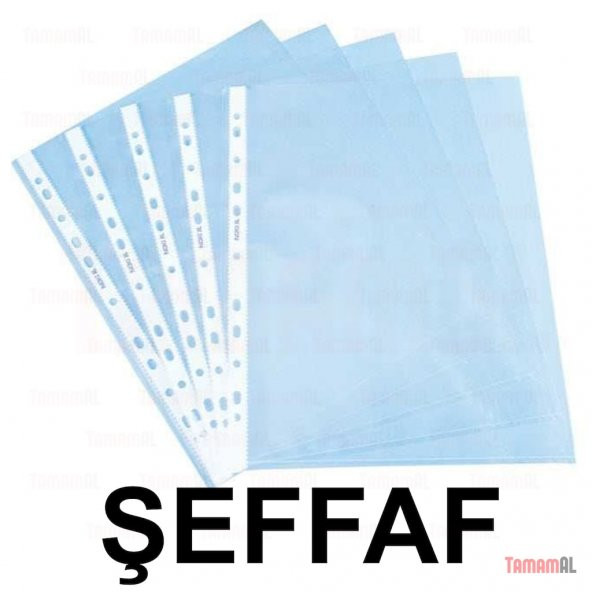 A4 POŞET DOSYA FÖY ŞEFFAF 100 LÜ 1 PAKET (KALIN KALİTELİ) - 3