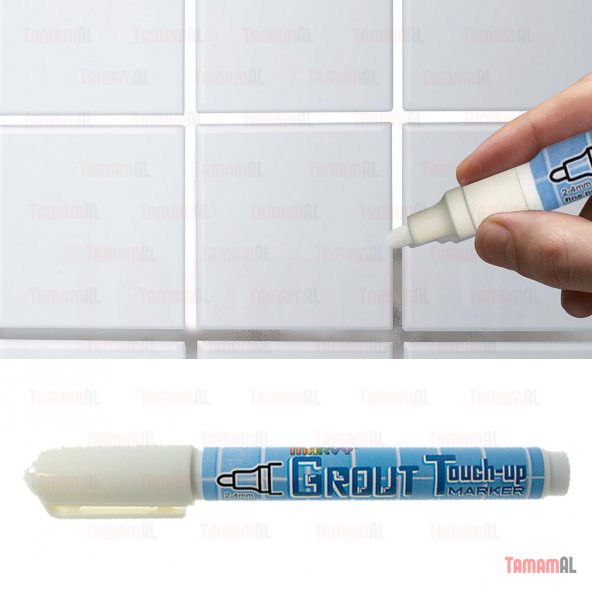 ÖZEL FAYANS DERZ KALEMİ (BEYAZ) MARVY (JAPON MALI) - 5