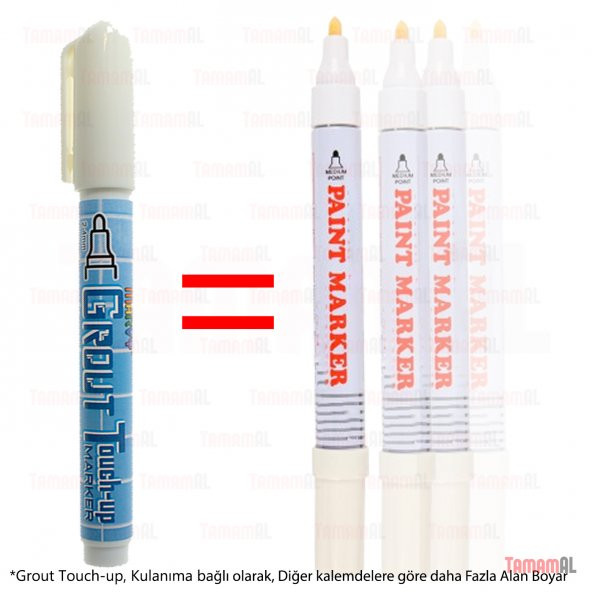 ÖZEL FAYANS DERZ KALEMİ (BEYAZ) MARVY (JAPON MALI) - 6