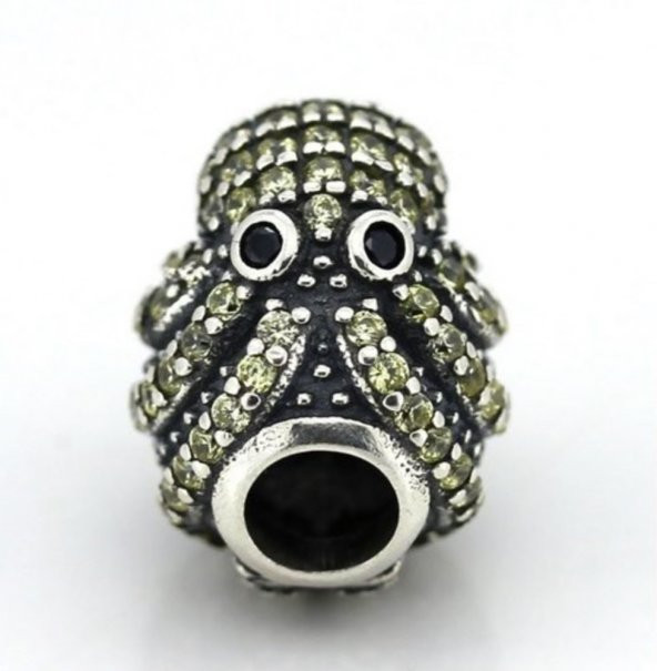 ANGEMIEL Kristal Yeşil Ahtapot Charm İle Kendi Tarzını Yarat