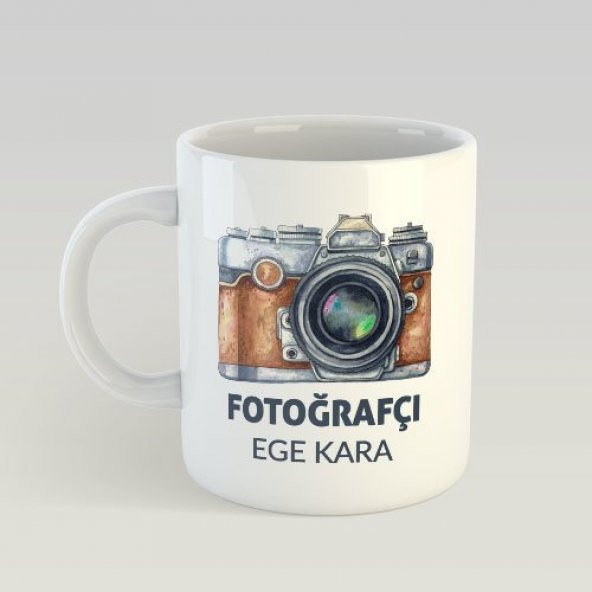 Kişiye Özel Fotoğrafçı Tasarımlı Kupa Bardak - tk9509