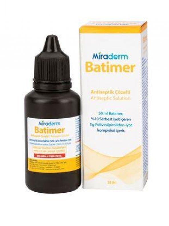 MIRADERM Batimer Antiseptik Çözelti 50ml
