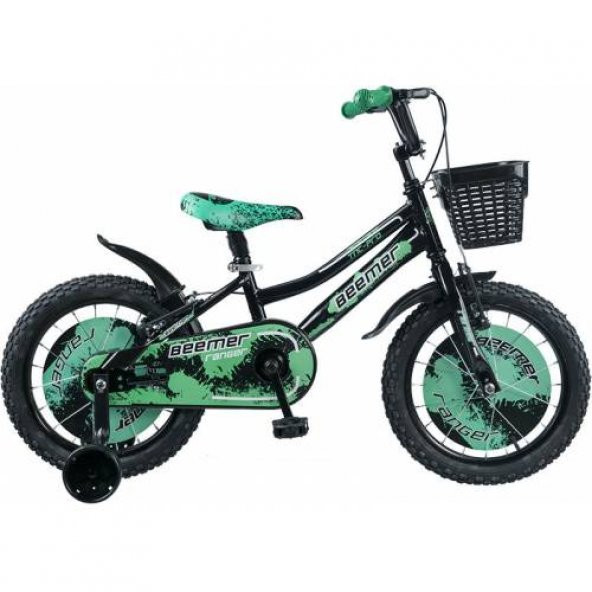 Tunca Beemer 16 Jant 4 - 7 Yaş Çocuk Bisikleti- yeşil
