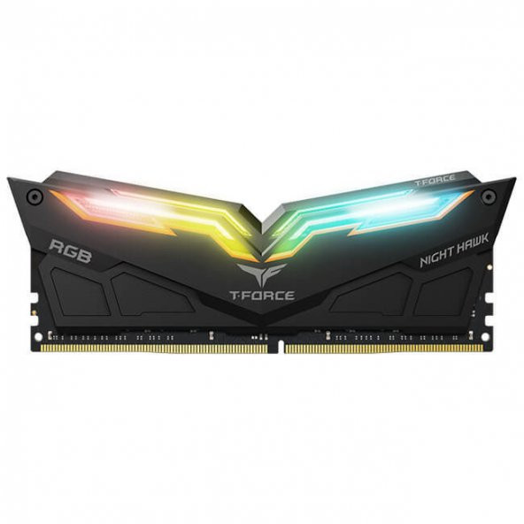 16 GB DDR4 4000Mh T-FORCE NIGHT HAWK RGB BLACK 8x2 TEAM TF1D416G4000HC18EDC01