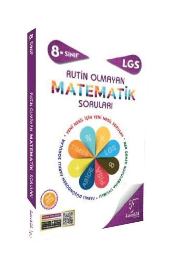 8.Sınıf LGS Rutin Olmayan Matematik Soruları Karekök Yayınları