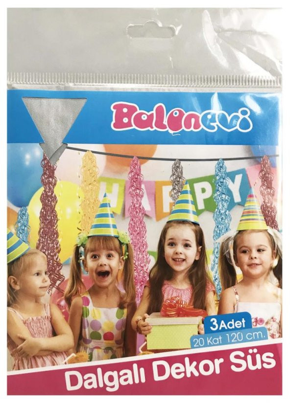 DALGALI DEKOR SÜS 3LÜ GÜMÜŞ - 2