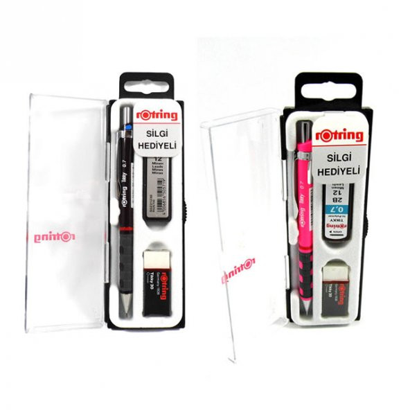 ROTRİNG Tikky 0.7 Uçlu Kalem Seti 3 Lü Set Kalem-Silgi-Uç - 5