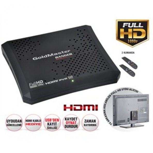 Goldmaster Ranger Plus Full Hd Uydu Alıcısı