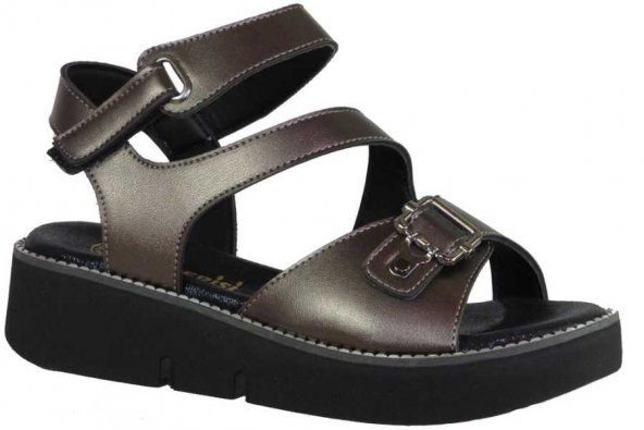 Su Perisi 011 Ortopedi Günlük Siyah VE Beyaz Bayan Sandalet (36-40) - 3