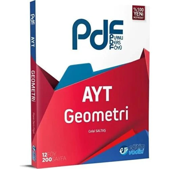 Eğitim Vadisi Yayınları AYT Geometri PDF Planlı Ders Föyü
