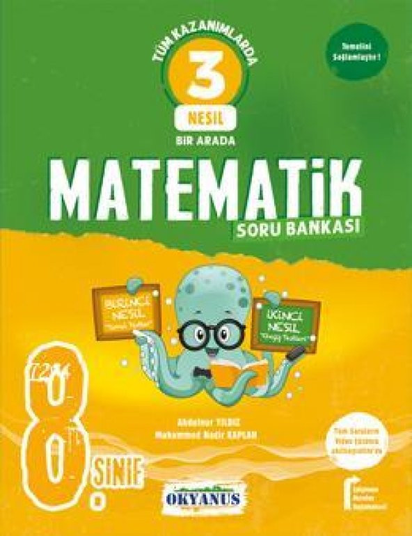 Okyanus 8.Sınıf 3 Nesil Matematik Soru Bankası