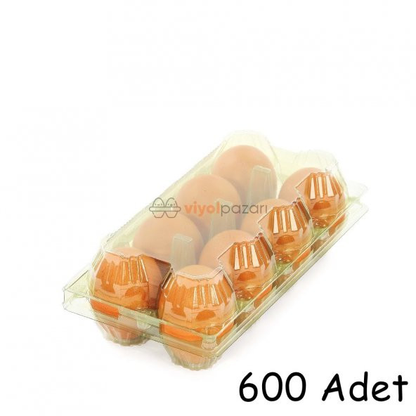 8 Li Yeşil Yumurta Viyolü 600 Adet