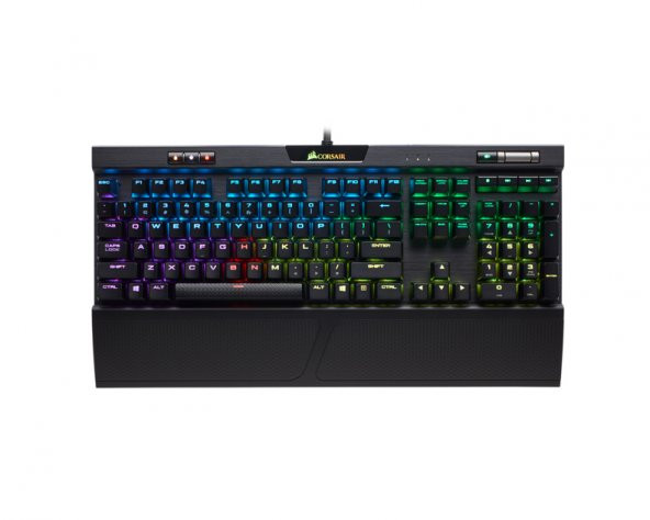 CORSAIR KEYBOARD-CH-9109010-TR K70 RGB MK.2 Mechanical Gaming Keyboard, Backlit RGB LED, Cherry MX Red (Turkish)