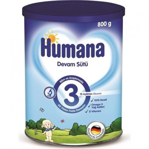 Humana 3 Devam Sütü 800 gr.