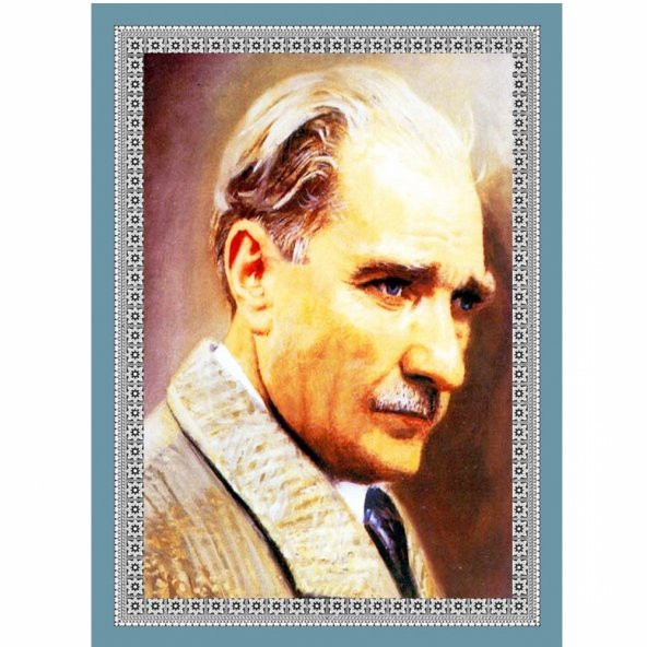 50 cm X 70 cm Tablo Halı - Mustafa Kemal Atatürk
