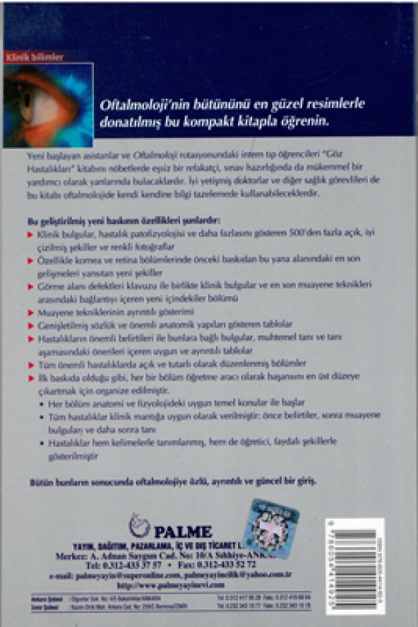 Göz Hastalıkları El Kitabı – Atlas Palme Kitabevi - 2