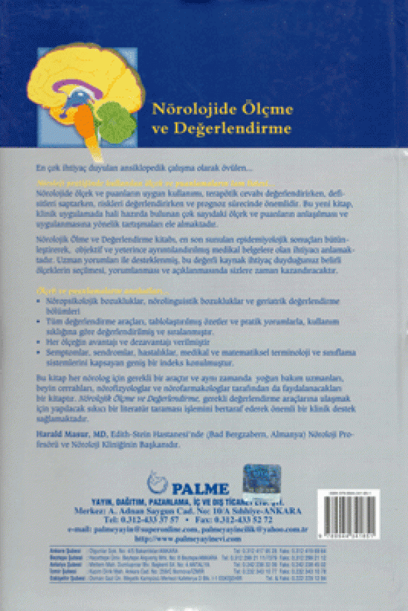 Nörolojide Ölçme ve Değerlendirme Palme Kitabevi - 2