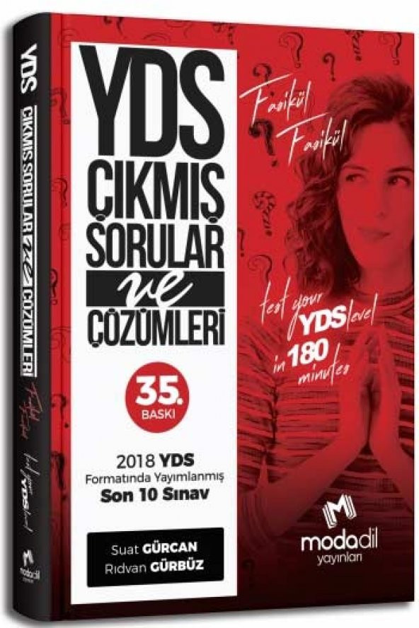 YDS Son 10 Yıl Çıkmış Sorular ve Çözümleri Modadil Yayınları